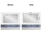 Amanti Art Mirror Makeover Bathroom Mirror Frame Border Kit - Fully Assembled Peel and Stick Frame - Mirror NOT Included - Rustic Plank Narrow Trim